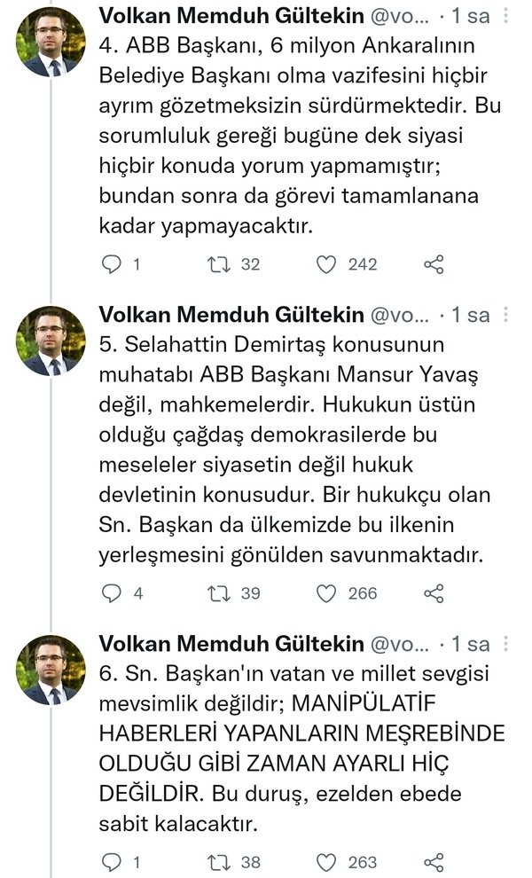 Millet İttifakı'nda Mansur Yavaş çatlağı! 'Demirtaş için 'inşallah' demedim' sözlerine HDP'den çok sert tepki!