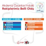 Akdeniz Oyunlari'nda Rakipler Belli Oldu