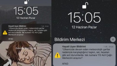 AFAD telefonlara Hayati Uyarı Bildirimi yolladı! Siren sesleri herkesi şaşırttı!