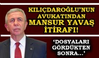 Kılıçdaroğlu'nun avukatından şaşırdan Mansur Yavaş itirafı!