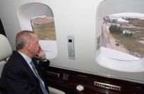 Cumhurbaskani Erdogan, Selden Etkilenen Akyurt'ta Havadan Incelemede Bulundu