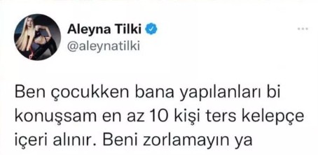 Aleyna Tilki'den 'ters kelepçe' çıkışı!