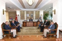 Karabük Gazeteciler Cemiyeti'nden Vali Gürel'e Ziyaret