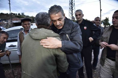 Vali Akkoyun, Selde Esini Kaybeden Kocaya Taziye Ziyaretinde Bulundu