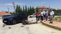 Konya'da Cip Ile Motosiklet Çarpisti Açiklamasi 2 Agir Yarali