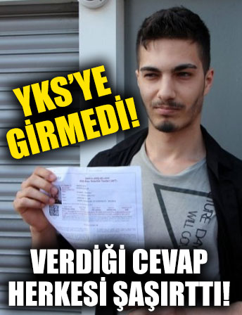 Önce sınava girmekten vazgeçti! İkna edilince kimliği olmadığını fark etti: Üniversite vakit kaybı iş kuracağım