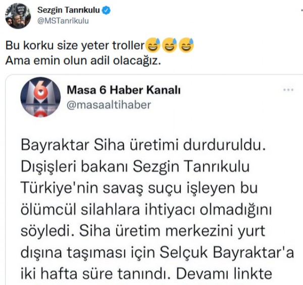 Süleyman Soylu'dan CHP'li Sezgin Tanrıkulu'na SİHA tepkisi...