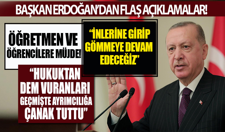 Başkan Erdoğan'dan uzay vizyonu ile alay eden muhalefete tepki: İHA'larla da alay ediyordunuz, şimdi siparişleri yetiştiremiyoruz...