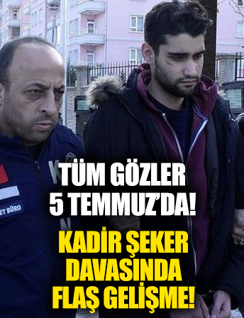 Gözler bugüne çevrilmişti! Kadir Şeker hakkında flaş karar...