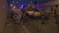 Kayseri'de 6 Araç Alt Geçitte Birbirine Girdi Açiklamasi 4 Yarali