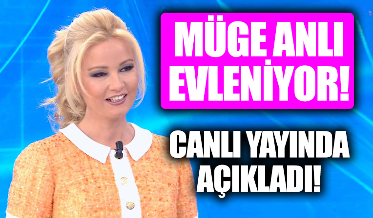 Müge Anlı canlı yayında evleneceğini açıkladı: Şinasi Yüzbaşıoğlu ile evleniyorum!