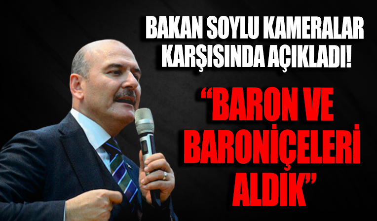 Bakan Soylu detayları tek tek açıkladı! 10 ilde 'Kökünü Kurutma Operasyonu'!