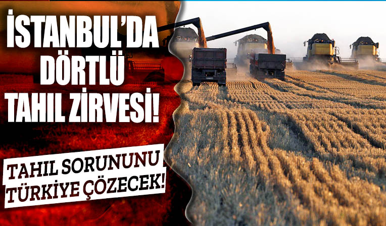 İstanbul'da dörtlü tahıl zirvesi