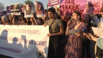 Kadinlar, Kadiköy'de Pinar Gültekin Için Toplandi