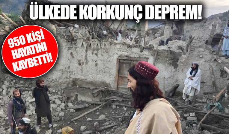 Afganistan'da büyük deprem: 950 kişi hayatını kaybetti