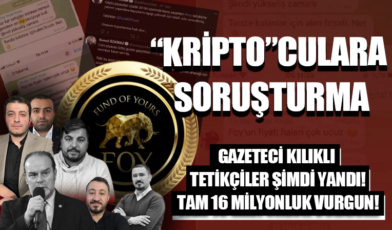 'Kripto' trollere FOY Token soruşturması!