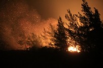 Marmaris'te orman yangını! Bakanlar bölgede!