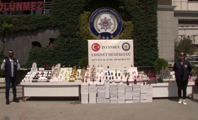 Istanbul'da Sahte Parfüm Operasyonu