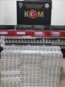 Agri'da Tüp Içerisine Gizlenmis Bin 380 Paket Kaçak Sigara Ele Geçirildi