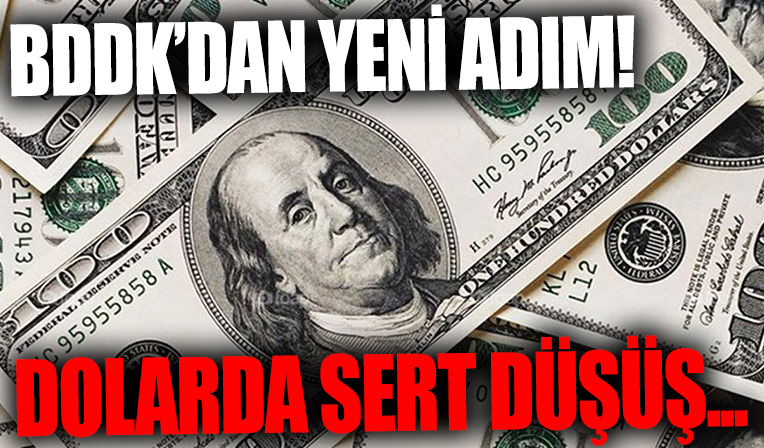 BDDK'nın yeni adımı sonrası dolarda düşüş!