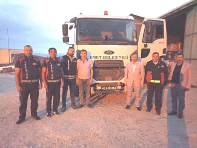 Emet Belediyesi'nden Marmaris Yanginina Araç Ve Ekip Destegi