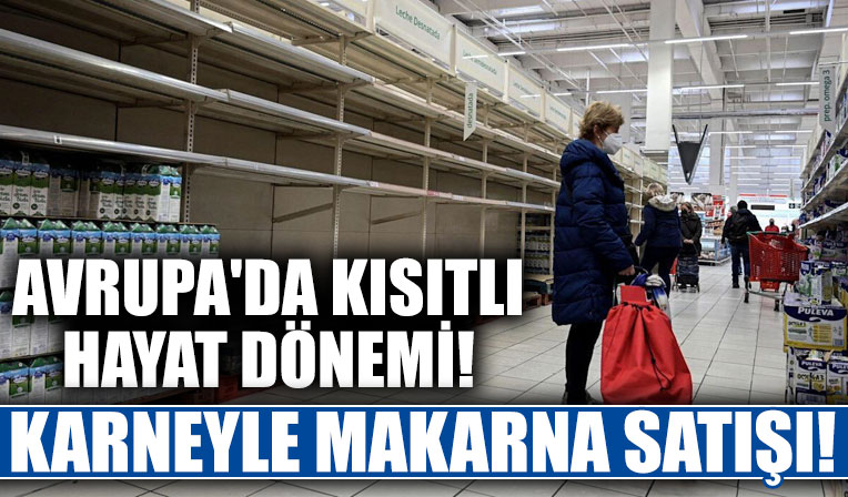 Avrupa'da kısıtlı hayat dönemi! Enerji ve gıda krizi için sert önlemler alınıyor!