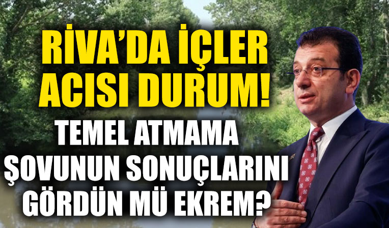 Riva Deresi’nde içler acısı durum! Pislik denize akıyor vatandaş tepkili...