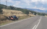 Arinin Soktugu Motosiklet Sürücüsü Kaza Yapti Açiklamasi 2 Yarali