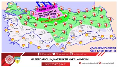 Meteoroloji Uyardi Açiklamasi Asiri Yagisa Dikkat