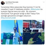 Yunanistan'dan Türkiye'ye Yüzerek Geçti