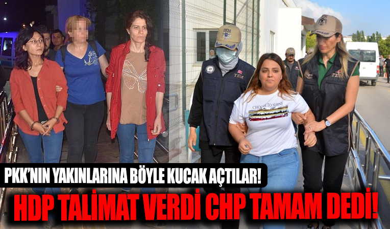HDP'den talimat verdi CHP boyun eğdi! PKK'lı teröristlerin yakınlarına böyle kucak açtılar