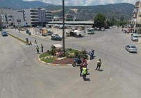 Antalya'da Dron Destekli Motosiklet Denetimi