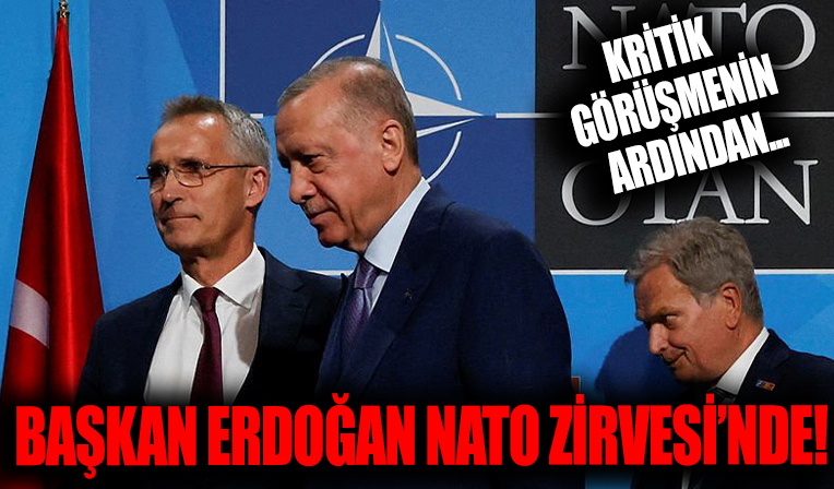 Başkan Erdoğan NATO zirvesinde...