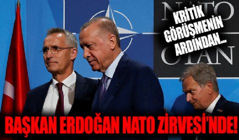 Başkan Erdoğan NATO zirvesinde...