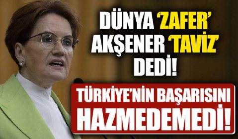 Meral Akşener, Türkiye'nin NATO Zirvesi'ndeki zaferini hazmedemedi! Finlandiya ve İsveç anlaşmasını taviz olarak nitelendirdi!