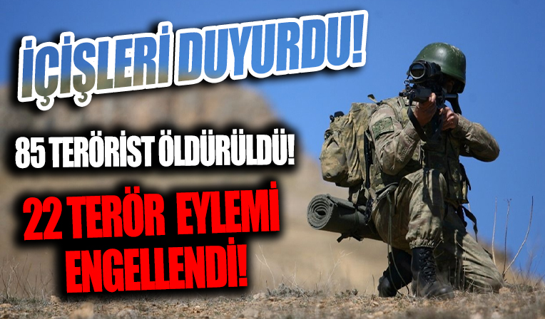 İçişleri Bakan Yardımcısı İsmail Çataklı: Mayıs ayında 85 terörist etkisiz hale getirildi