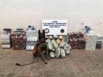 Sirnak'ta 51 Kilo Esrar Ve Kaçak Sigara Ele Geçirildi