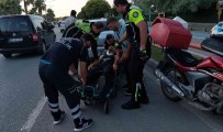 Samsun'da Motosiklet Ile Otomobil  Çarpisti Açiklamasi 1 Yarali