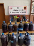 Karaman'da Evinde Sahte Içki Üreten 1 Kisi Yakalandi