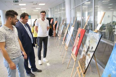 Genç Kursiyerlerin Tablolari Sergilendi