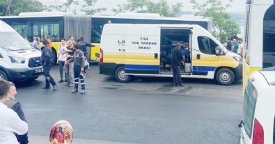 İstanbul'da korkunç olay! İETT otobüsü yol üstünde arızalandı... Yardıma giden ekipteki adamı ezdi