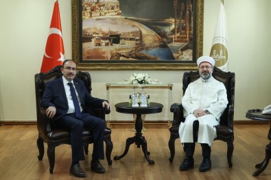 Rektör Beydemir'den Diyanet Isleri Baskani Erbas'a Davet