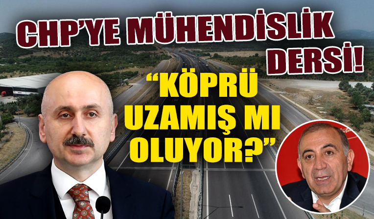 Bakan Karaismailoğlu, CHP'li Gürsel Tekin'e 'mühendislik' dersi verdi!