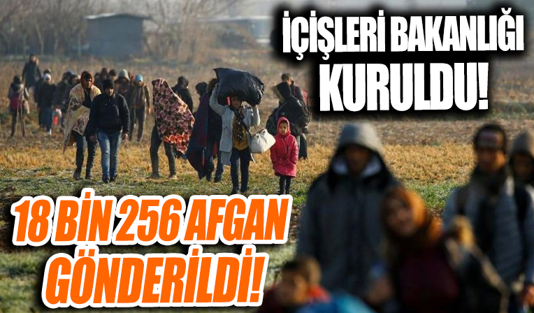 Bakanlık rakamları paylaştı! Kaç Afganistan uyruklu göçmen ülkesine gönderildi?