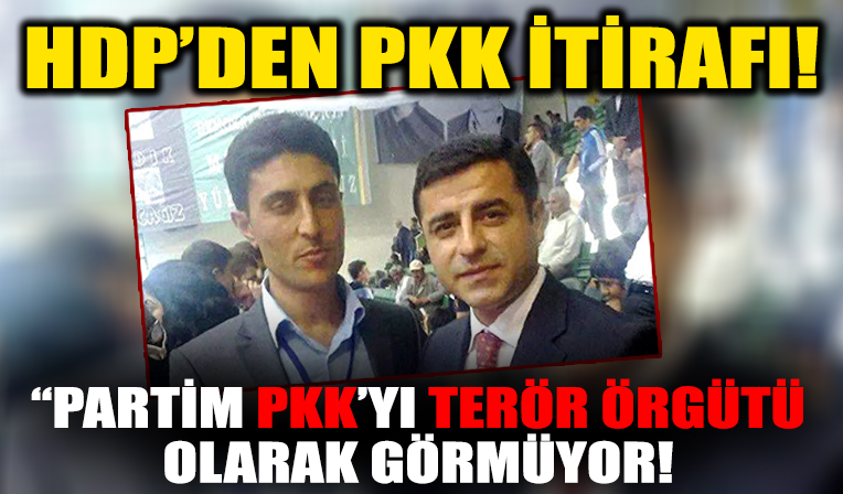 HDP'den PKK itirafı!
