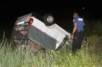 Kontrolden Çikan Pikap Takla Atti Açiklamasi 1 Yarali