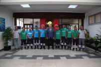 Baskan Atay, Yanginla Mücadele Eden Gönüllüleri Agirladi