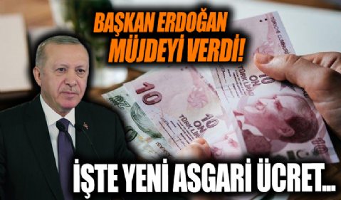 Asgari ücret zammı açıklandı! Başkan Erdoğan asgari ücrete zam oranını bu sözlerle duyurdu! İşte asgari ücret 2022 temmuz zammı