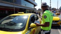 Taksimde Kurallara Uymayan Taksicilere Ceza Yagdi