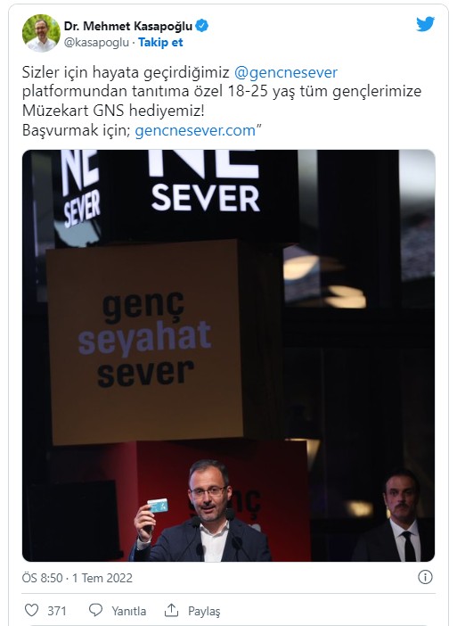 18-25 yaş arasındaki tüm gençlere ücretsiz! Gençlik ve Spor Bakanı Kasapoğlu açıkladı!